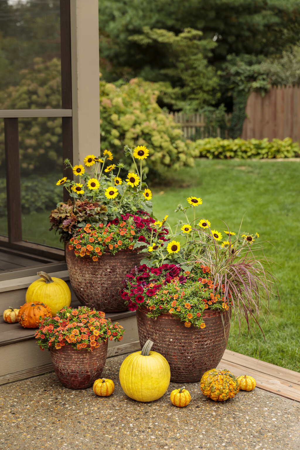 fall containers