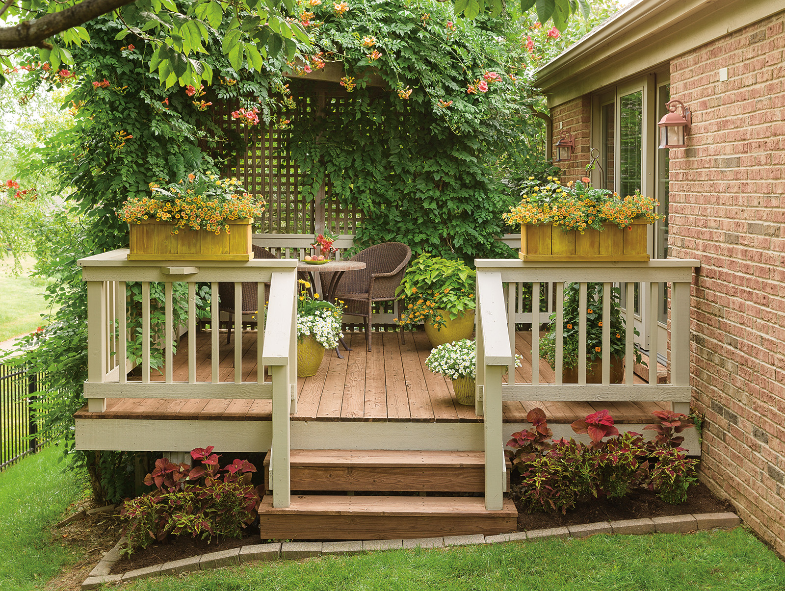 cozy patio