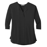 Port Authority Ladies Concept 3/4-Sleeve Soft Split Neck Top | Proven ...