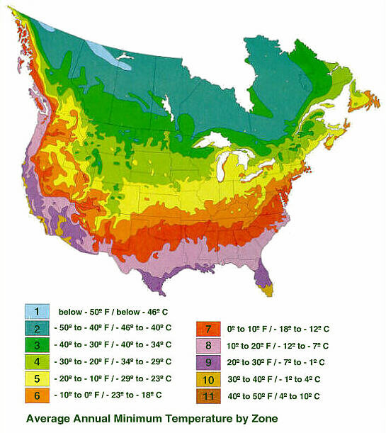 25 Usda Hardiness Zone Map - Online Map Around The World