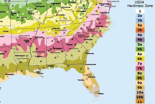 Zone Map Proven Winners